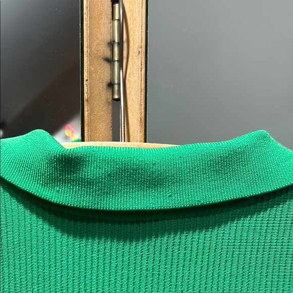 Babaton Sculpt Knit Polo Dress in Green - Picture 5 of 6